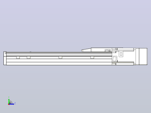 滚珠丝杠直线轴内置导轨TPA-GCR-150-2010C-L350-MR-M75-N3左视缩略图