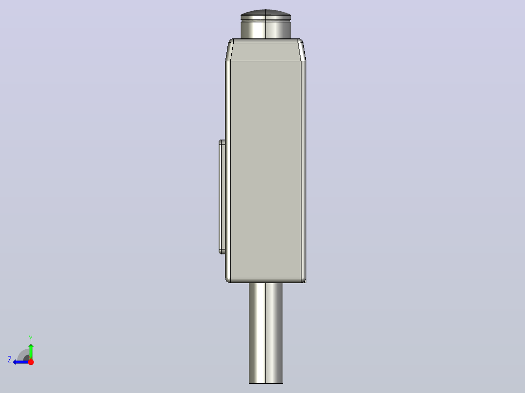 行程开关传感器TZ-3101右视图