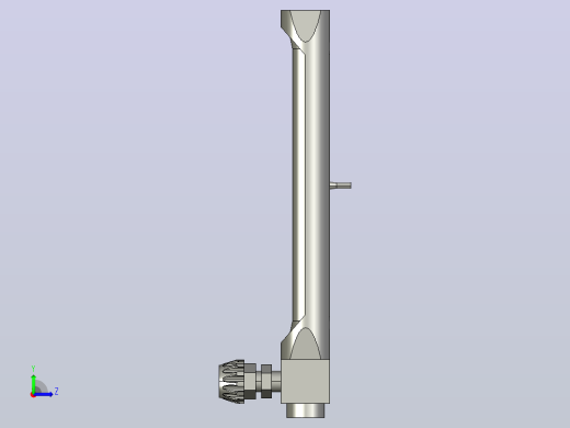 流量计 asa 型号 E 12 NPT，带针阀左视缩略图