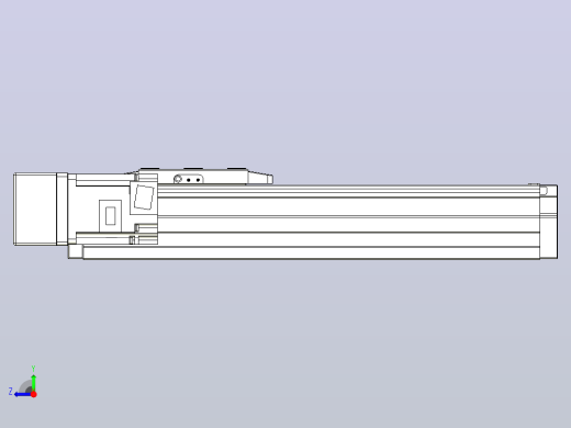 滚珠丝杠直线轴内置导轨TPA-GCR-80-1610C-L200-ML-M20-N3右视缩略图