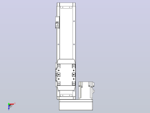 滚珠丝杠直线轴内置导轨TPA-GCR-80-1610C-L200-ML-M20-N3俯视缩略图