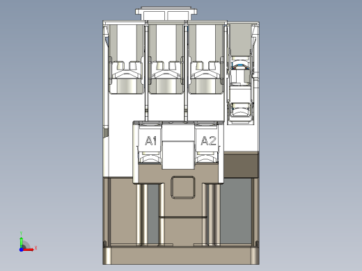 NC5-2511～3811交流接触器三维模型202204前视缩略图