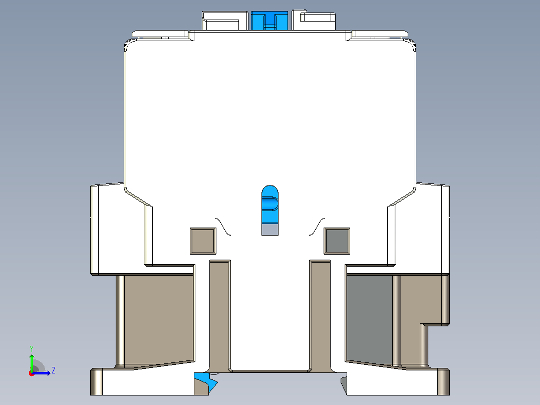 NC5-2511～3811交流接触器三维模型202204左视图