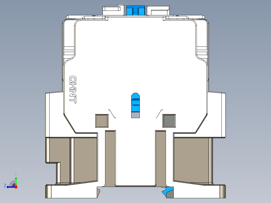 NC5-2511～3811交流接触器三维模型202204右视图