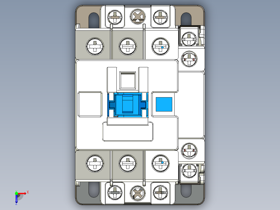 NC5-2511～3811交流接触器三维模型202204俯视图