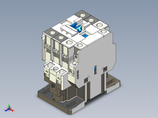 NC5-2511～3811交流接触器三维模型202204正等轴测缩略图