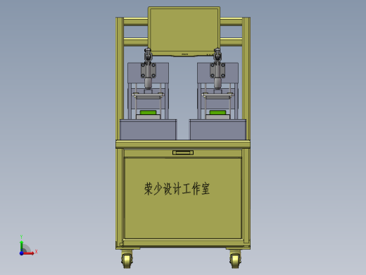 手动气密性测试夹具sw18可编辑前视缩略图