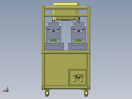 手动气密性测试夹具sw18可编辑后视缩略图