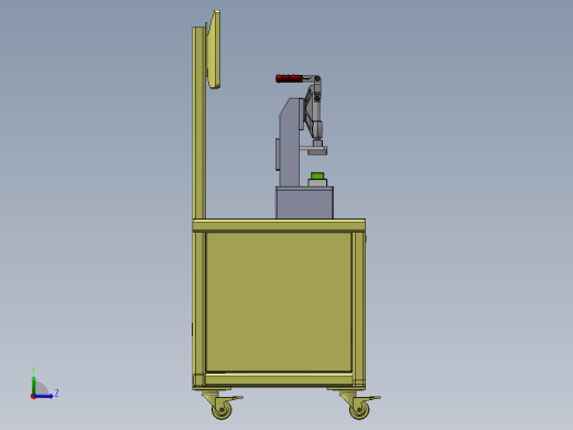 手动气密性测试夹具sw18可编辑左视缩略图