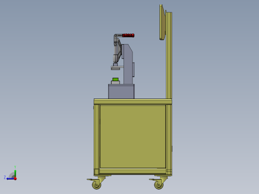 手动气密性测试夹具sw18可编辑右视缩略图