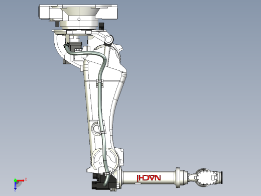 那智机器人nachi sra166 166kg 6axis industrial robot俯视缩略图