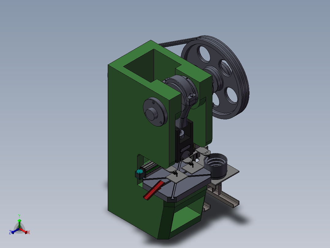 冲床自动送料系统3D图纸 T413