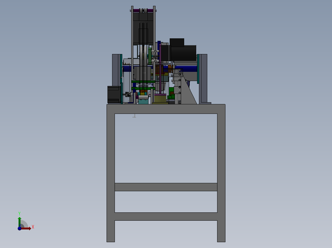 T77 移印包装机前视图