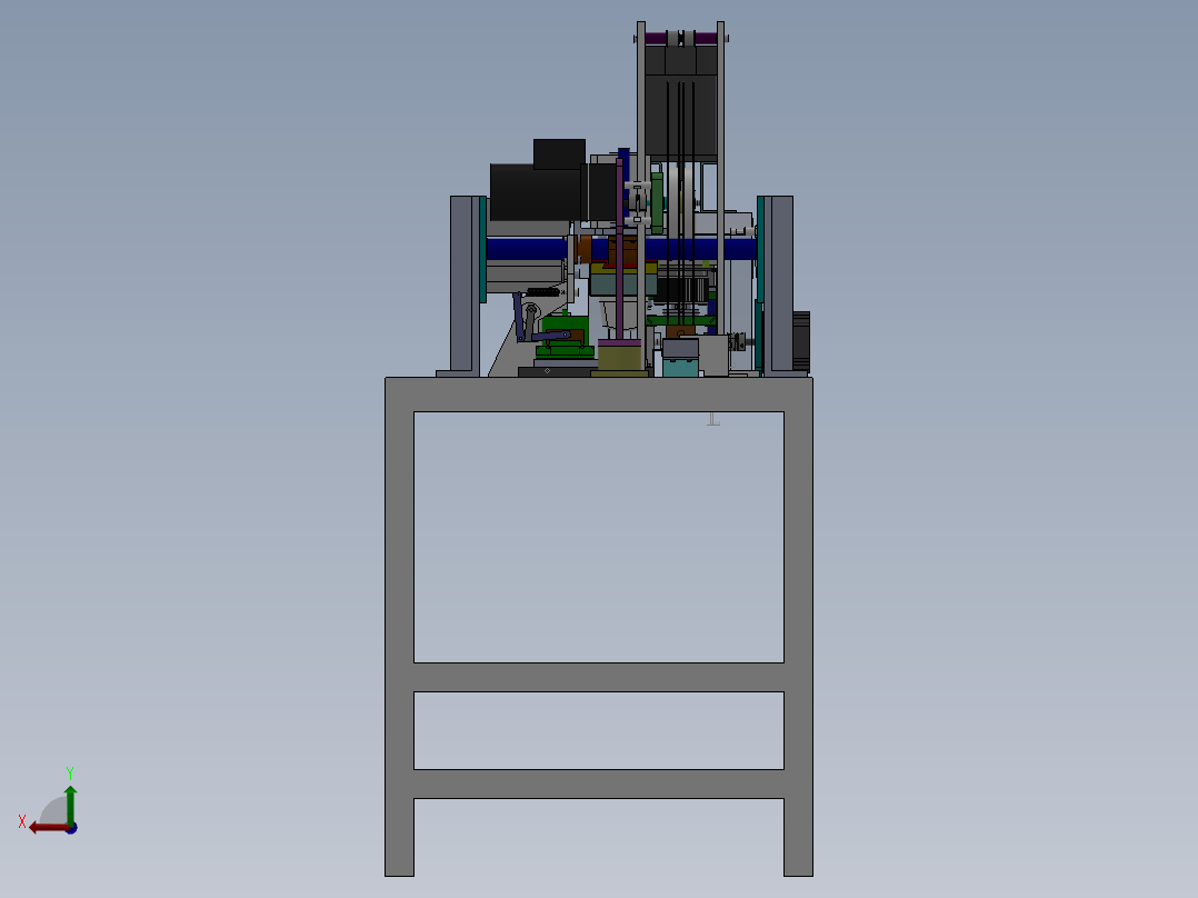 T77 移印包装机后视图