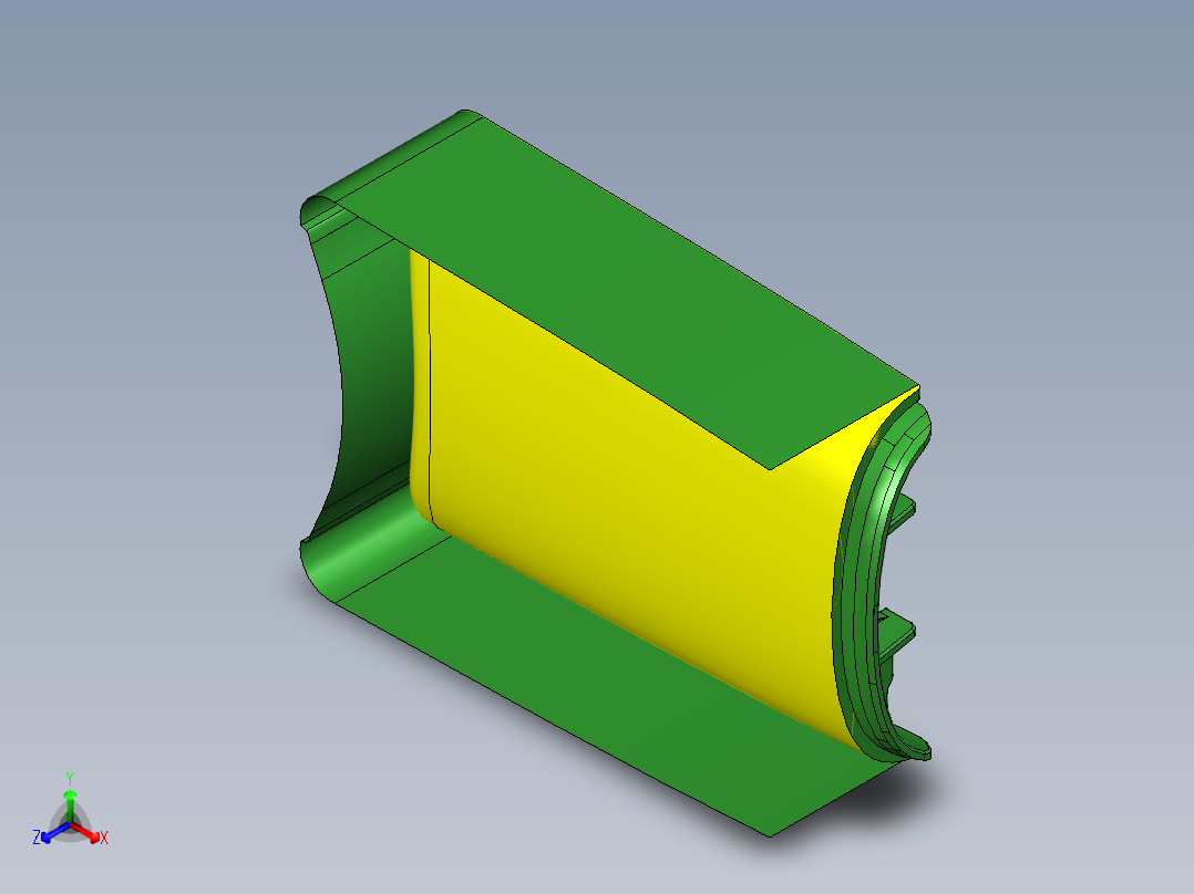 半自动手贴标机正等轴测图