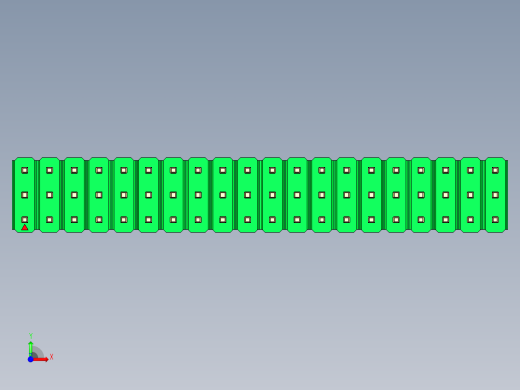 彩色公头100mil（2.54mm）系列-DS1021_green_3x20p_100mil_Type5_rev1.0前视缩略图
