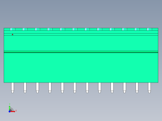 DEGSON 2EDG 系列 5.0mm 可插拔接线端子组-2EDGVH-5.0-24P-14-00AH前视缩略图