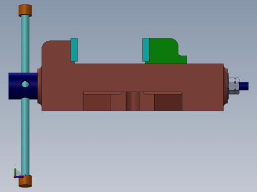 板凳虎钳左视缩略图
