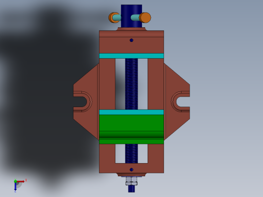 板凳虎钳俯视缩略图