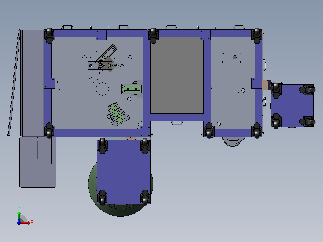 一款日本装配机前视图