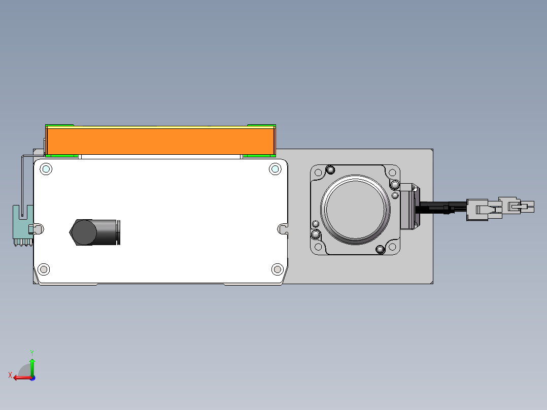 MCH丝杆全封闭MCH17-BR-400W后视图