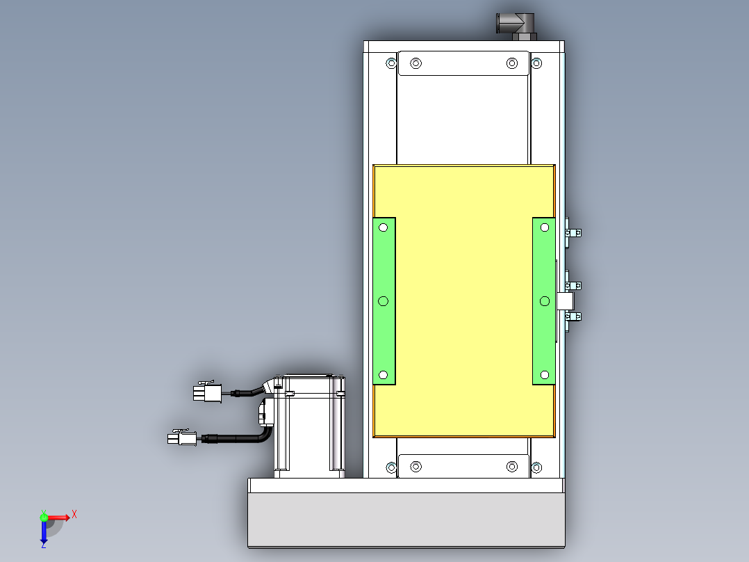 MCH丝杆全封闭MCH17-BR-400W俯视图