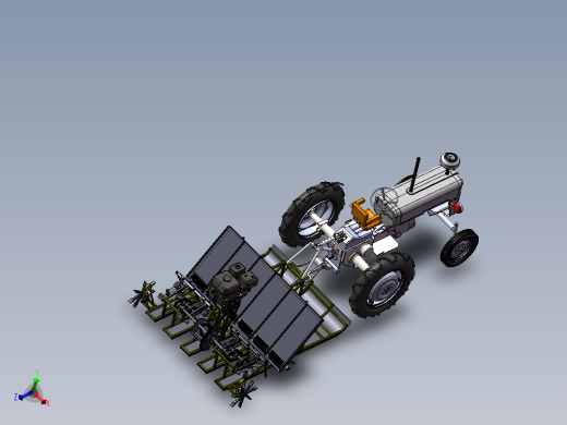 牵引式插秧机设计