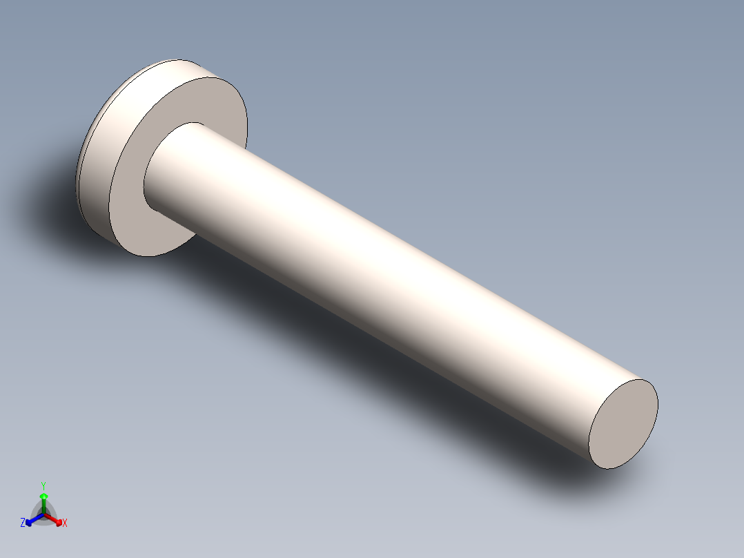 螺丝 M2.5 十字盘头-M2.5 x 16 Screw head.SLDPRT正等轴测图