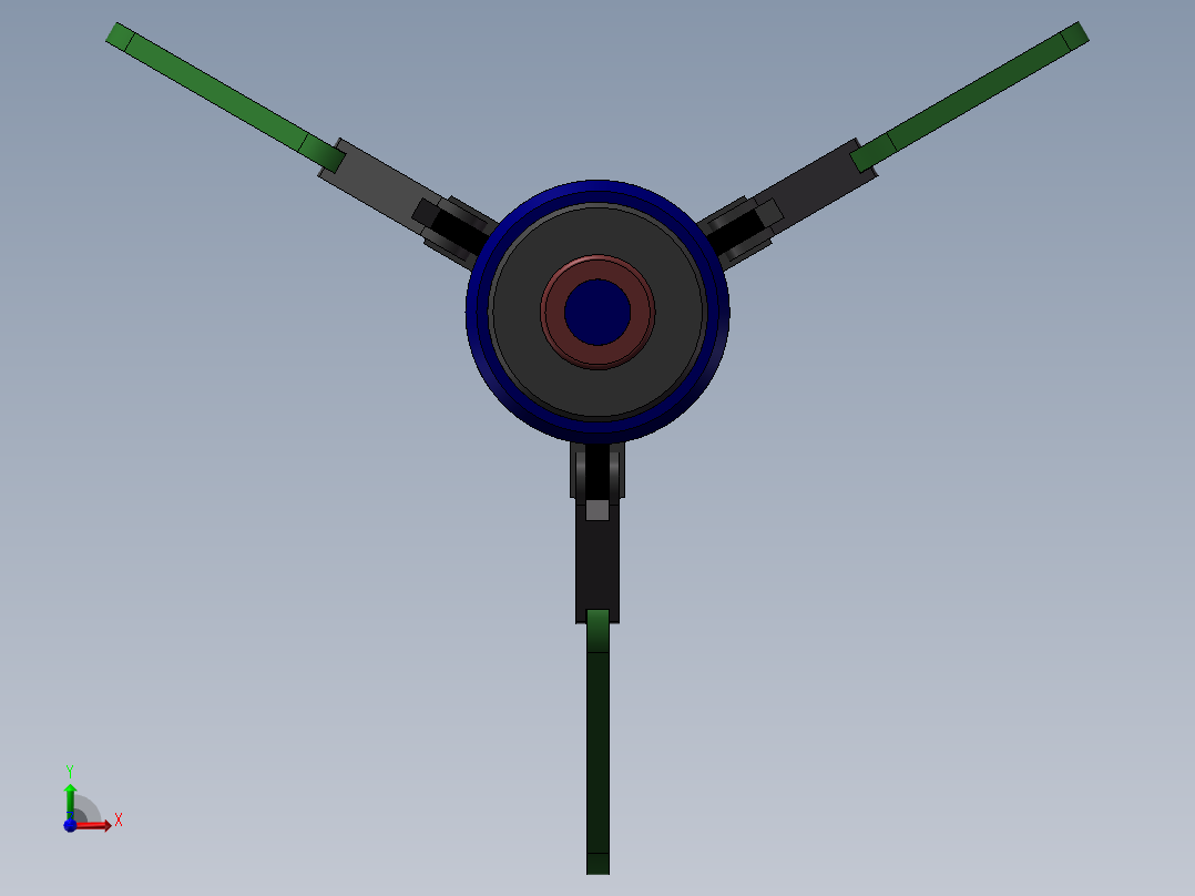 机械抓手前视图