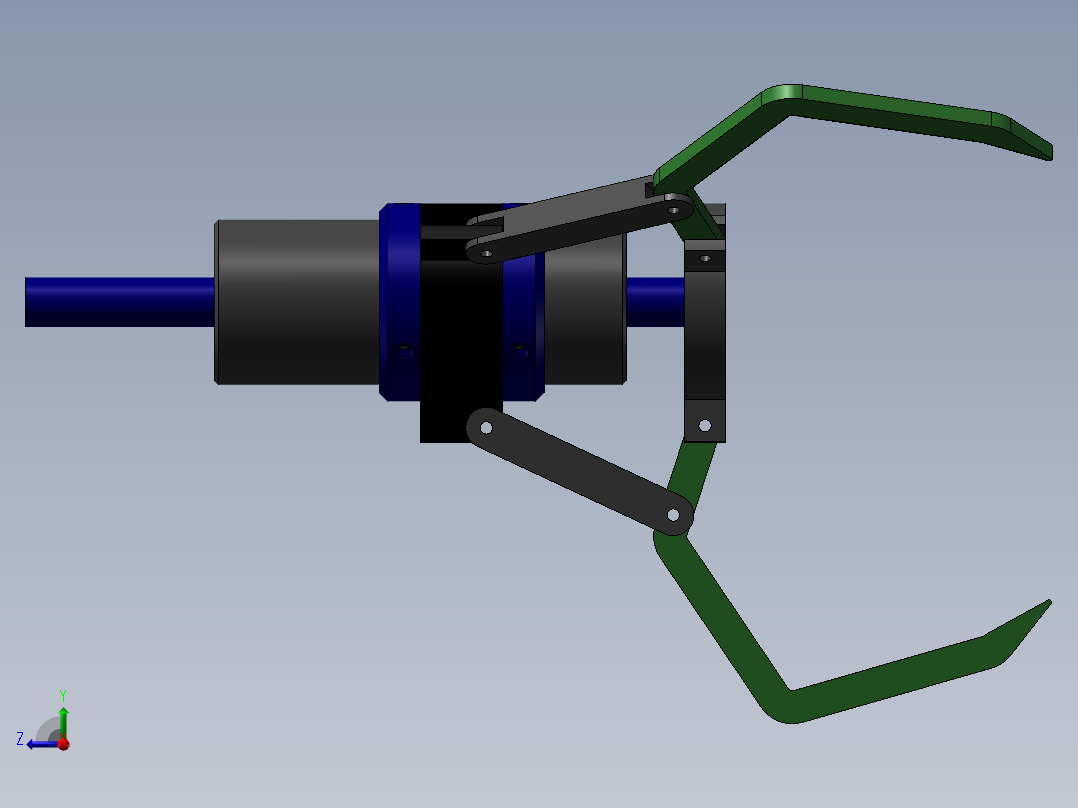 机械抓手右视图