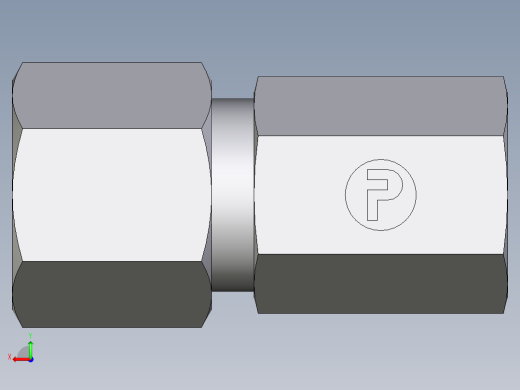卡套式工业通用硬管接头EO_Swivel_connector_GAI08ZSM71后视缩略图