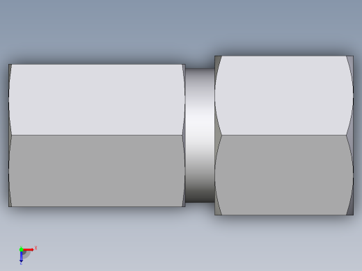 卡套式工业通用硬管接头EO_Swivel_connector_GAI08ZSM71俯视缩略图
