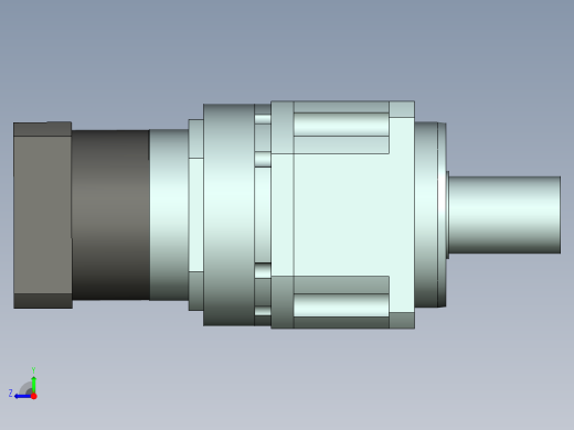 直齿PLX220-L3 42-114.3-200-M12.stp右视缩略图