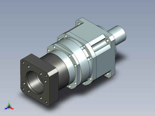 直齿PLX220-L3 42-114.3-200-M12.stp正等轴测缩略图