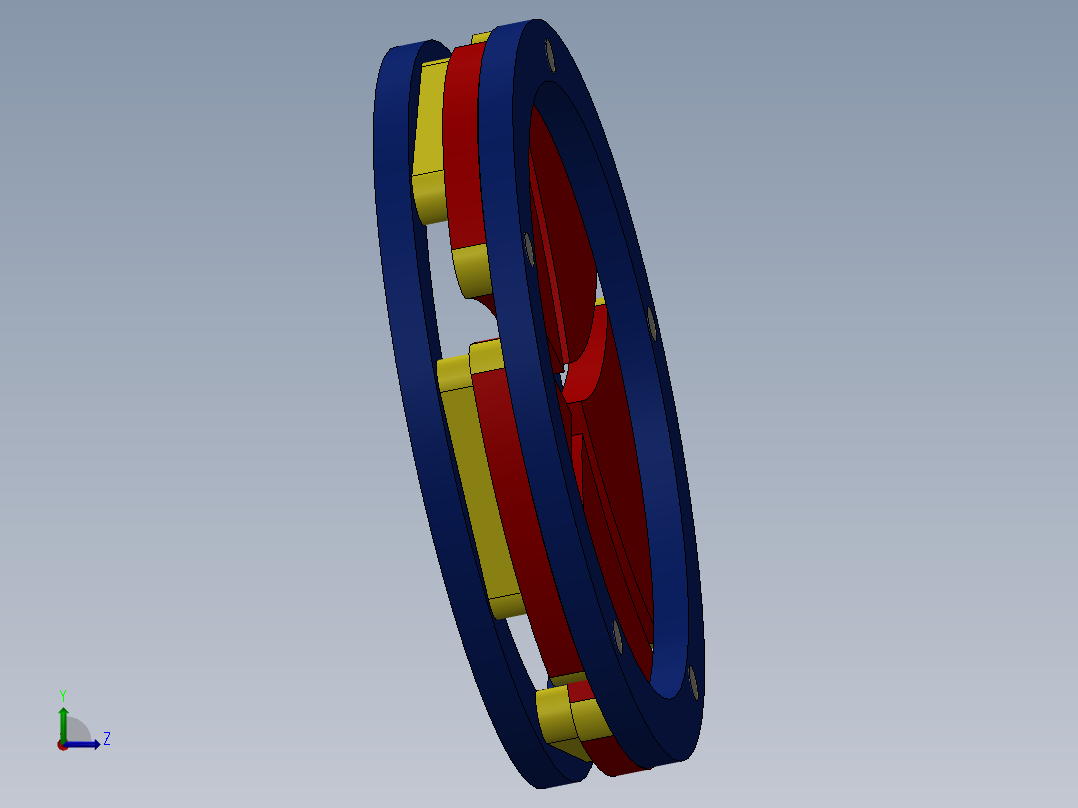 虹膜机构12左视图