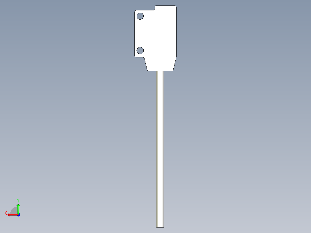 光电_激光传感器LM13-D后视图