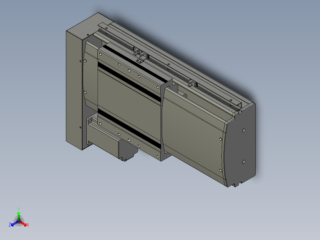 VF丝杆传动-一般环境VF22-S150-BL主视图
