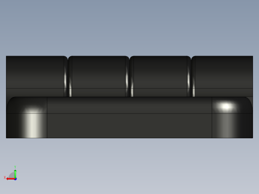 型材-KJN 20X20 SMALL HINGE KJN095012E后视缩略图