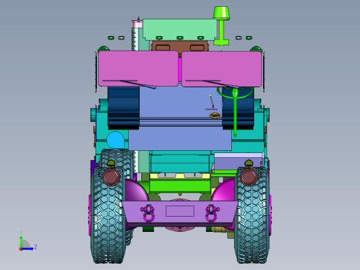 雪地奔驰奥什科什M1070型8轮重卡左视缩略图