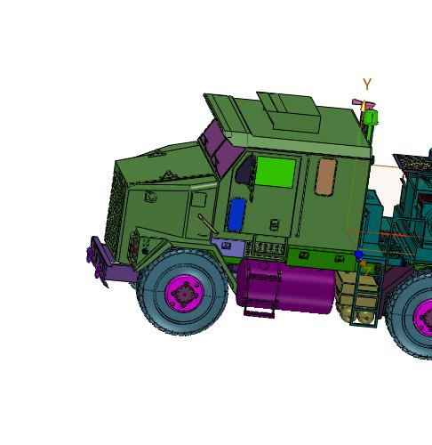 雪地奔驰奥什科什M1070型8轮重卡