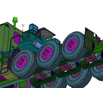 雪地奔驰奥什科什M1070型8轮重卡