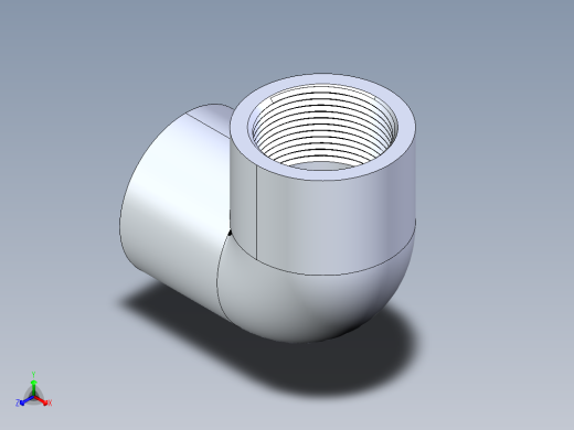 聚氯乙烯配件06-Sch80_90Elbow_SxFPT_807-012 _1.25in