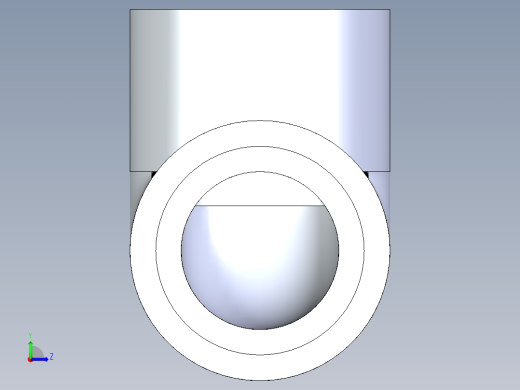 聚氯乙烯配件06-Sch80_90Elbow_SxFPT_807-012 _1.25in左视缩略图