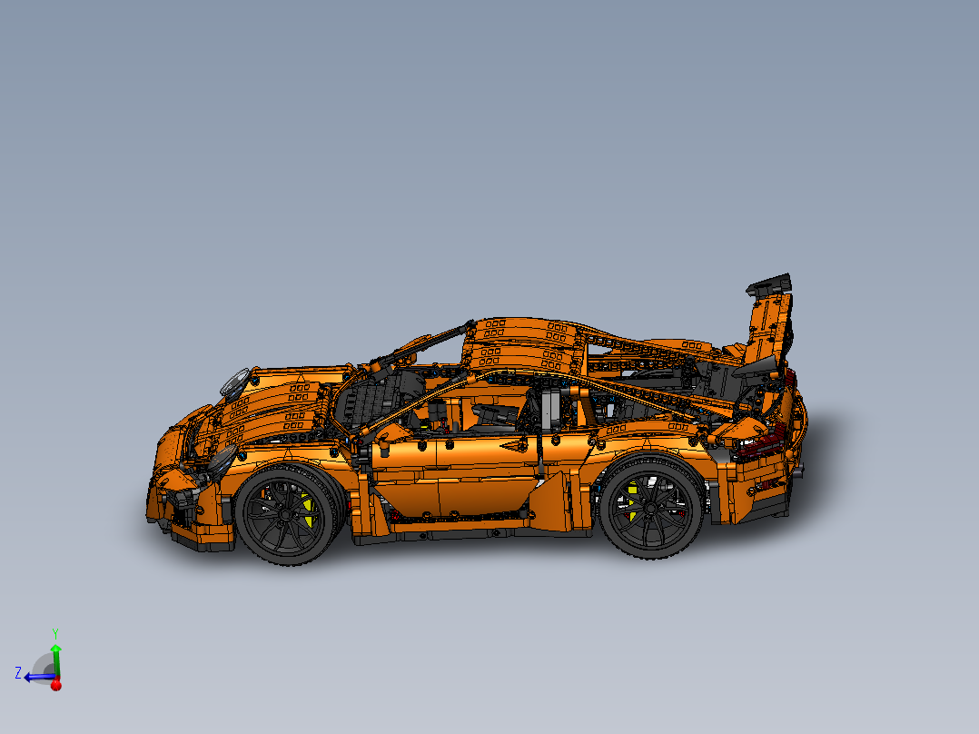 42056保时捷911立体拼装