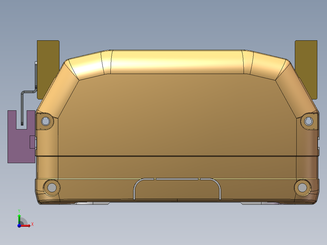 MTH丝杆半封闭模组MTH14-M-60前视图