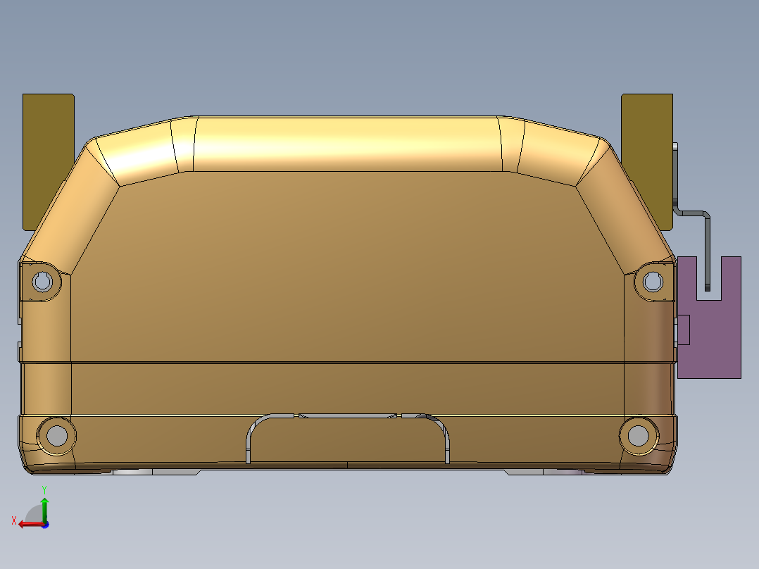 MTH丝杆半封闭模组MTH14-M-60后视图