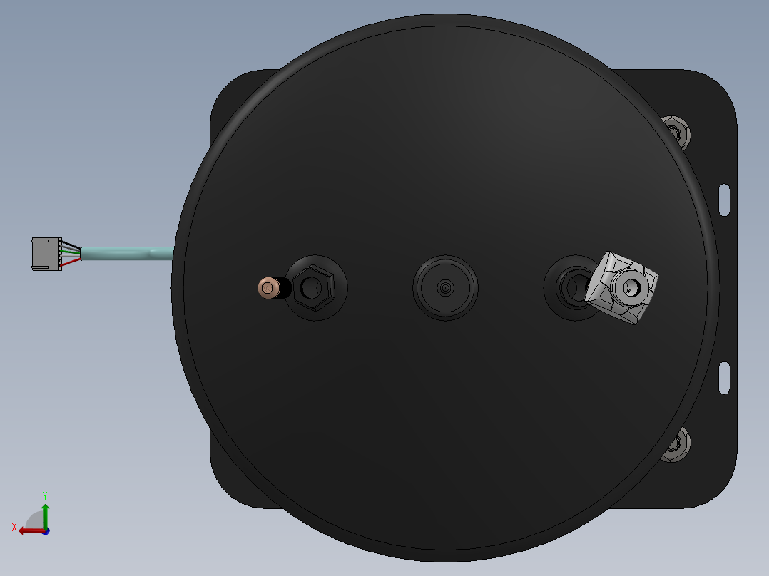 R134a、R1234yf空调加气箱后视图