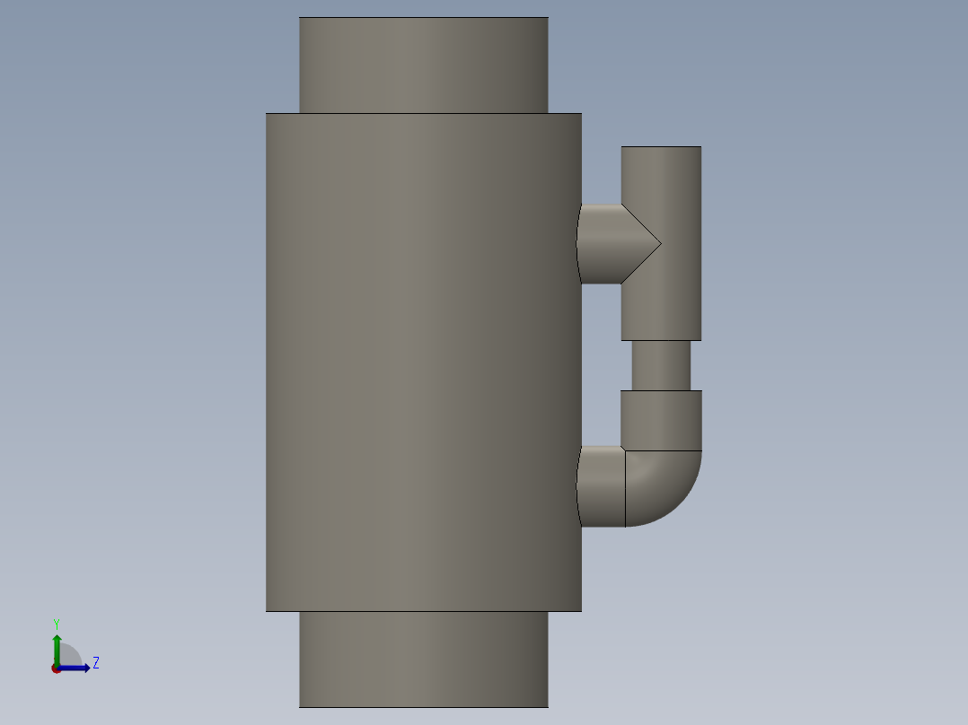 PVC管件-Airlift左视图