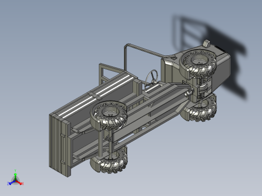 迷你四轮驱动铰接式卡车