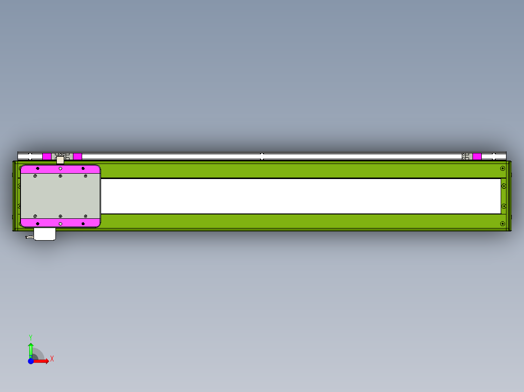 威洛博LC系列3d模型模组LC14S1Y-S800前视图